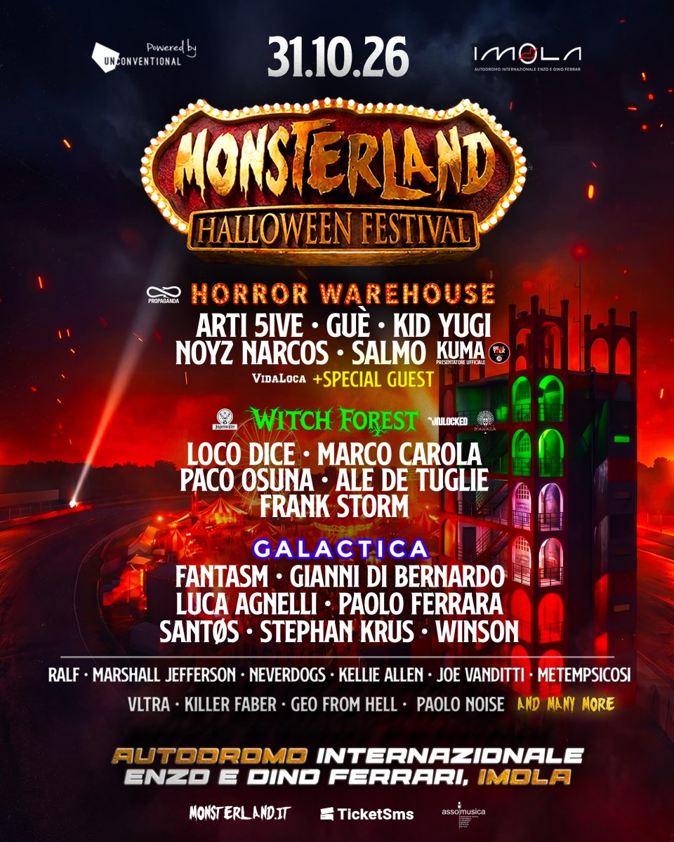 Monsterland Halloween Festival 2026 — Autodromo Imola