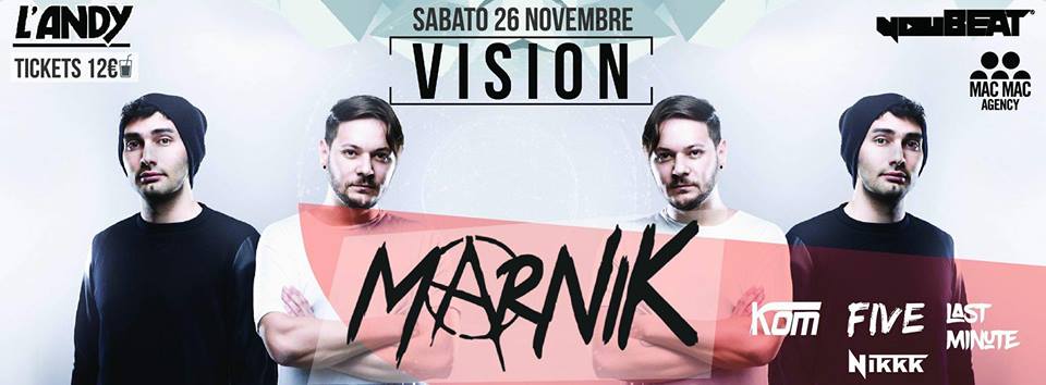 VISION presenta: MARNIK [26.11.2016]