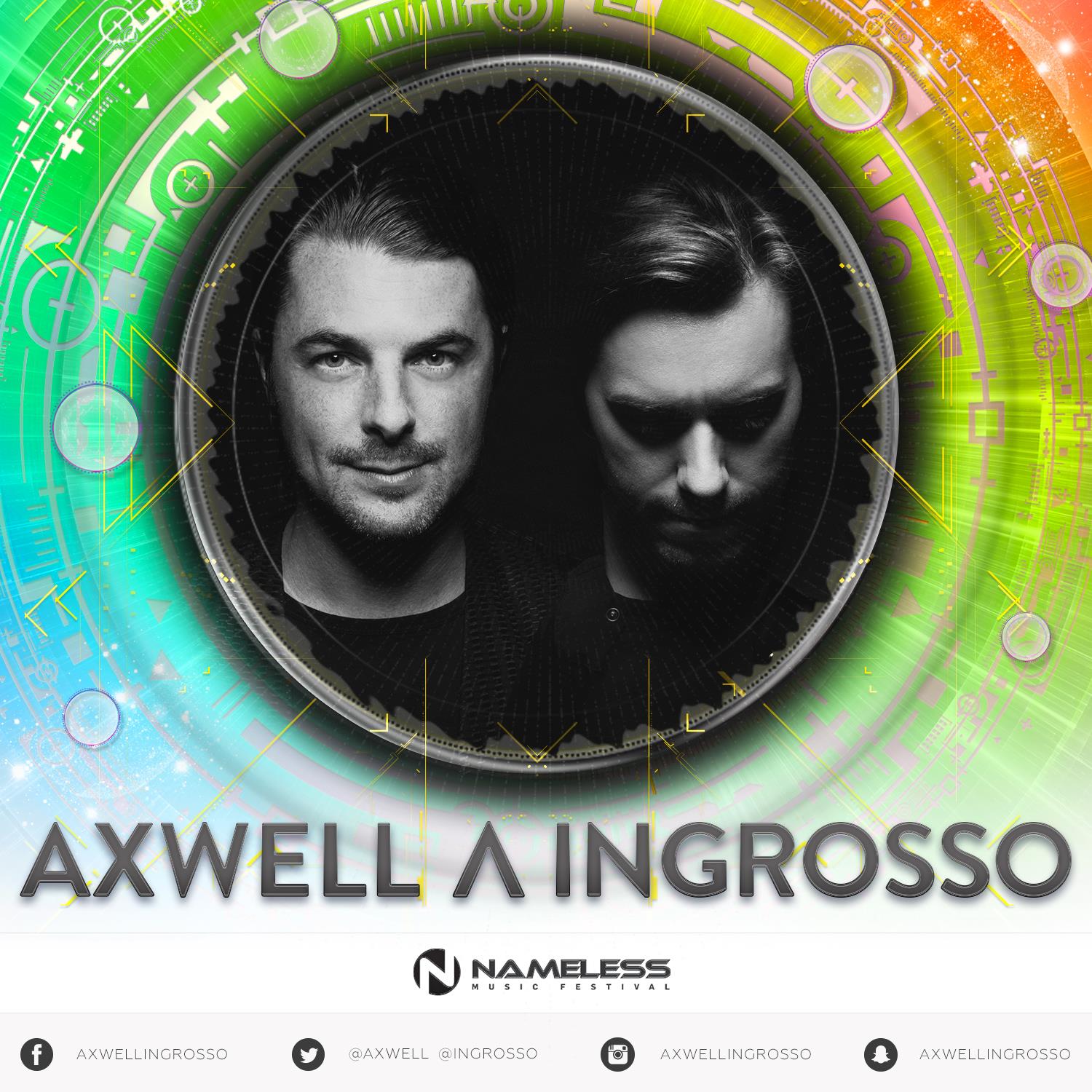 Axwell Λ Ingrosso si esibiranno sul MainStage del prossimo Nameless Music Festival a Barzio