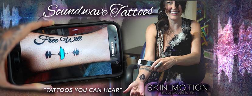 Soundwave Tattoos by Skin Motion