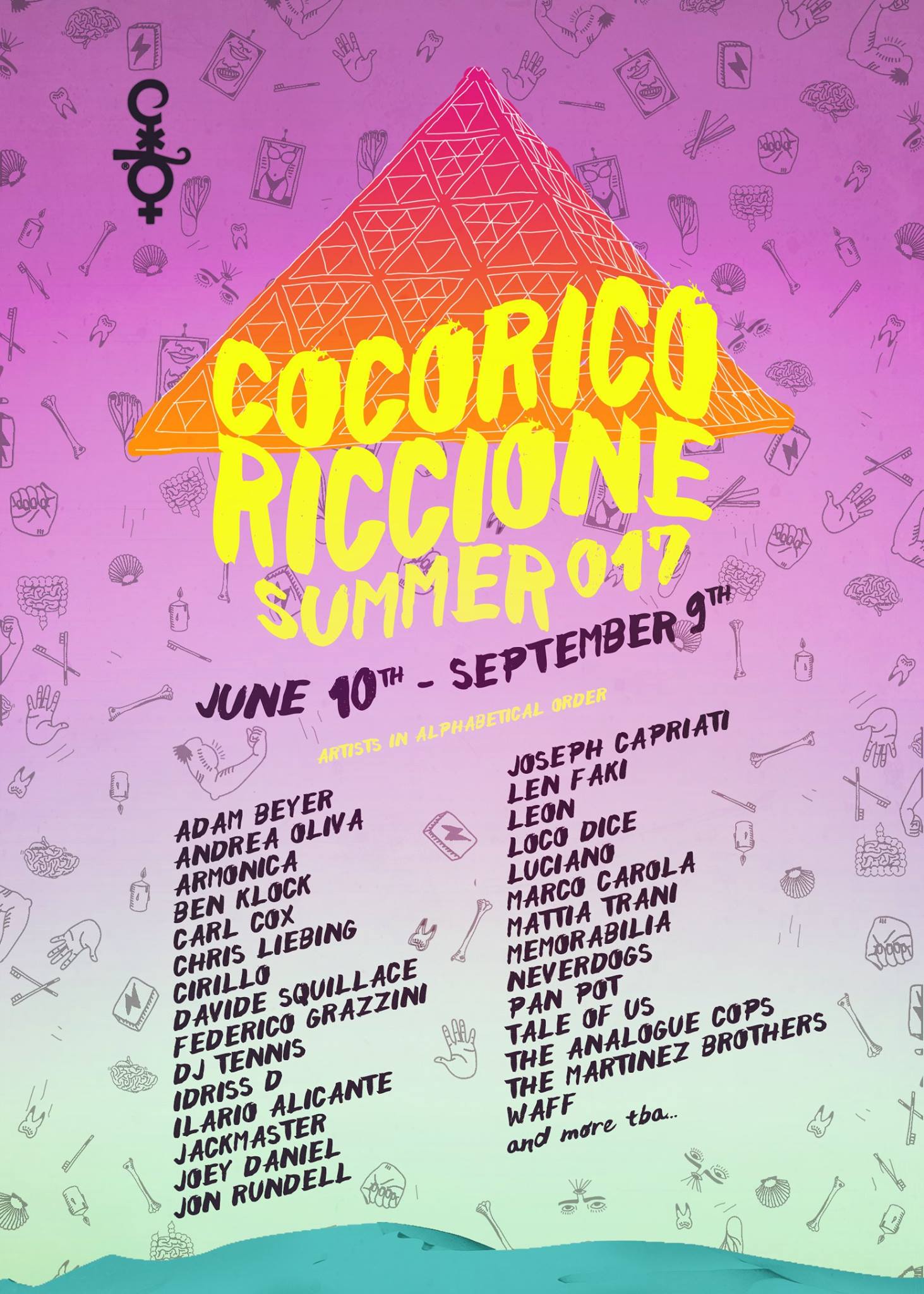 Cocoricò Riccione Summer 2017