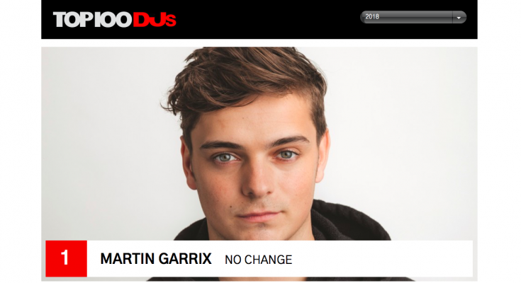 DJ Mag Top 100 Djs 2018 - Martin Garrix