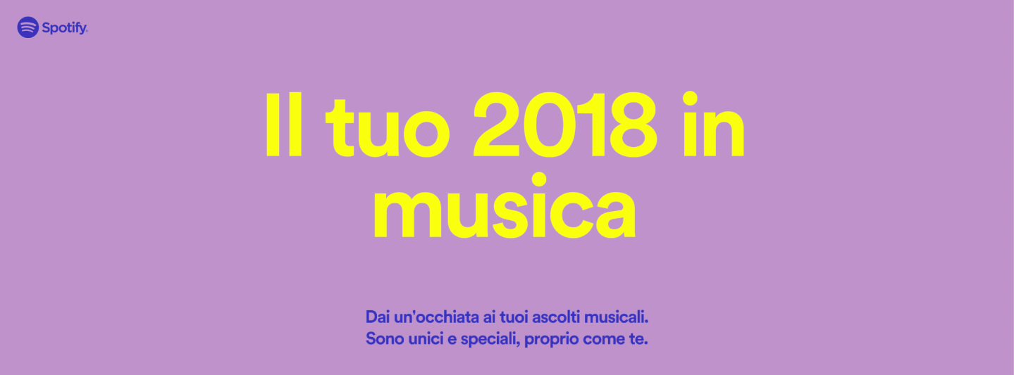 SpotifyWrapped - Il tuo 2018 in musica