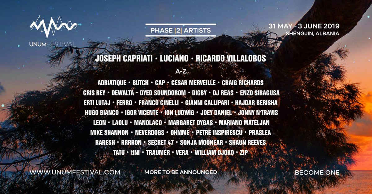 UNUM Festival 2019 - Phase 2