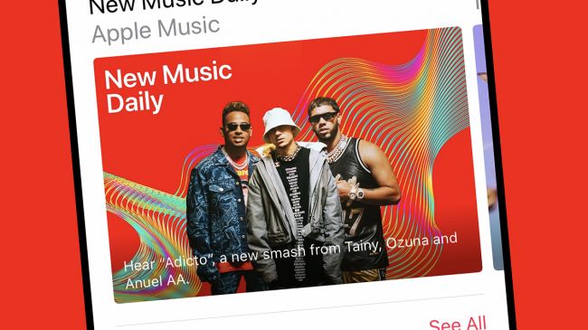 Apple Music "New Music Daily" playlist