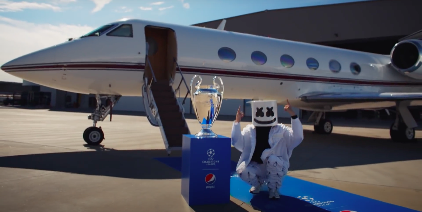 marshmello x UEFA Champions League Final 2021 opening ceremony presented by Pepsi