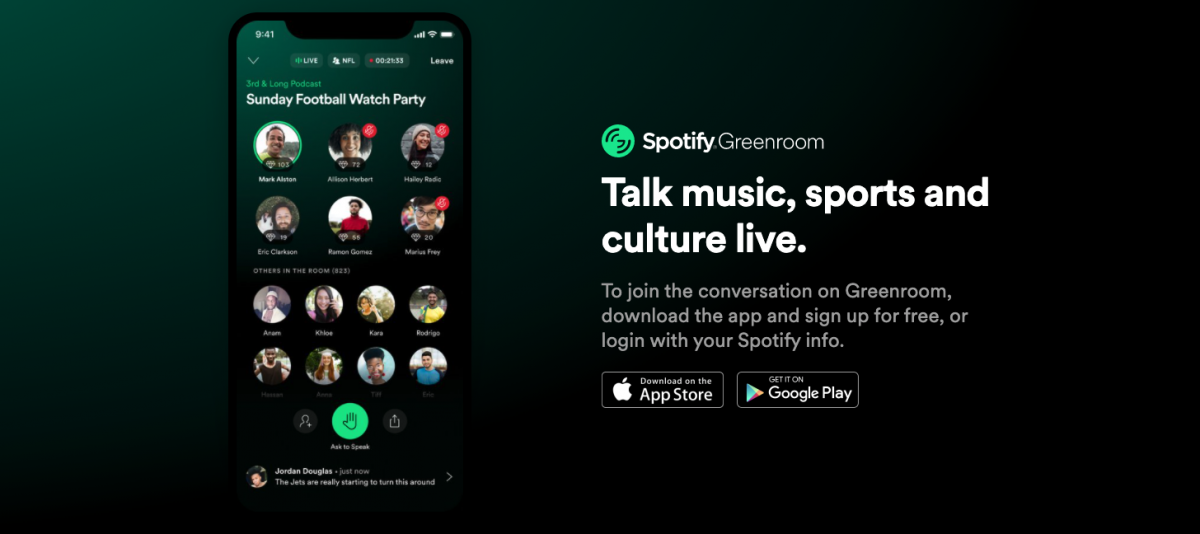 Spotify Greenroom