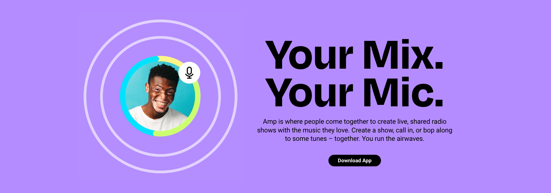 Amp the new live radio app by Amazon youBEAT®