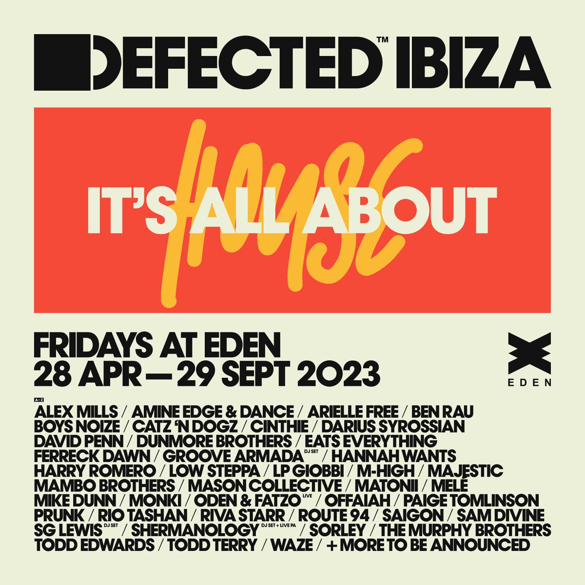 Defected Eden Ibiza