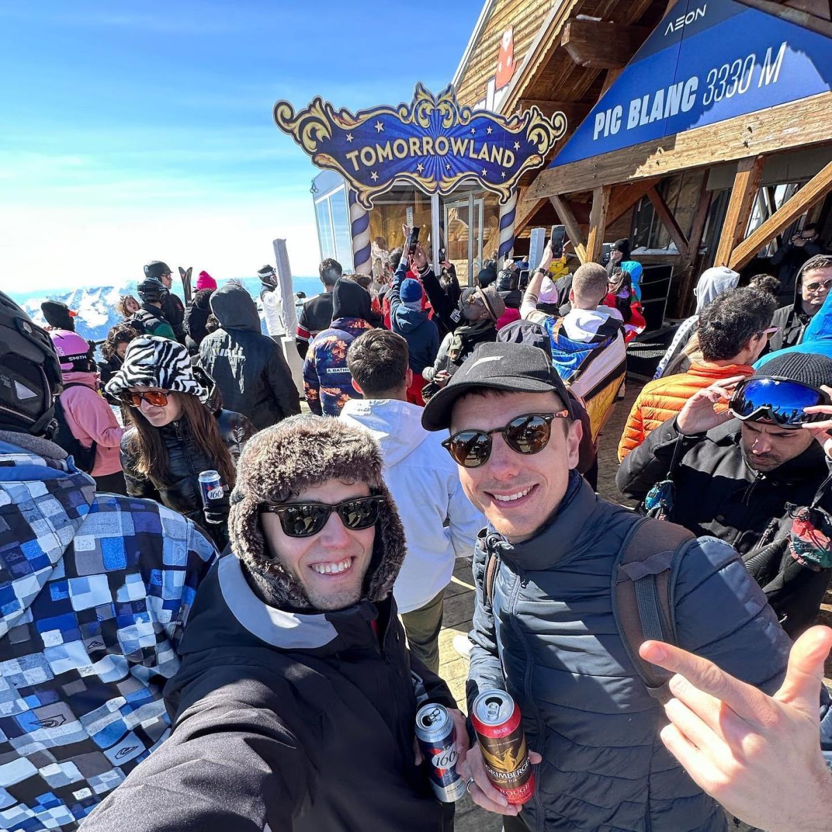 Matteo Villa + Kevin Arondel @ Tomorrowland Winter 2023 Pic Blanc (3300mt)