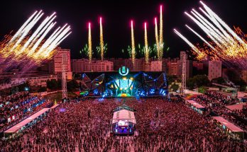 Ultra Europe 2023 fireworks - mainstage