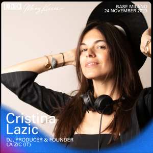 Cristina Lazic x youBEAT Café with Cristina Lazic @ Linecheck Festival & Meeting - Base Milano Ground Hall - "Feelling" the dancefloors