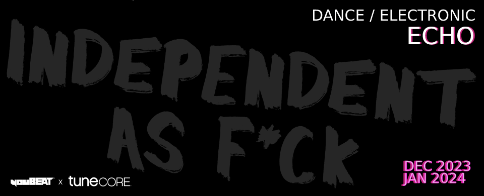 youBEAT x Tunecore - Dance-Electronic Echo (thumbnail Dec23/Jan24)