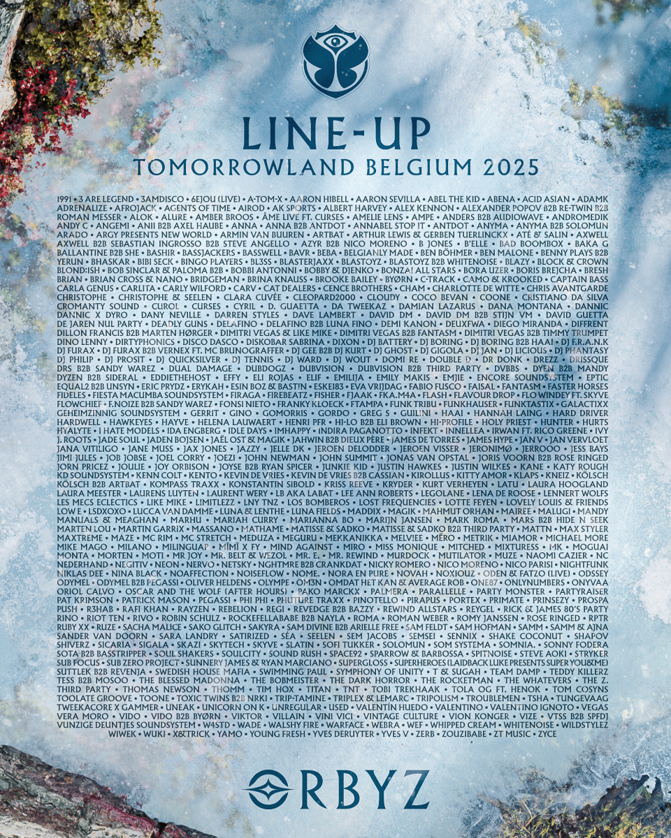 Tomorrowland LineUp 2025