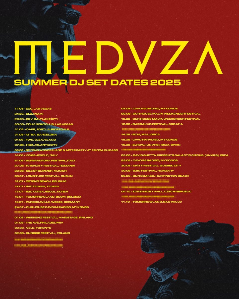 MEDUZA dj set summer tour 2025