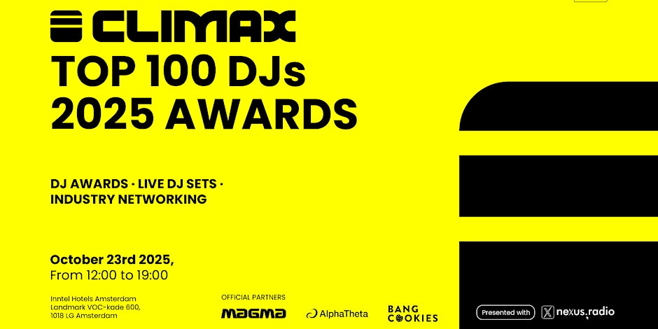 Climax Top 100 Djs 2025 Awards