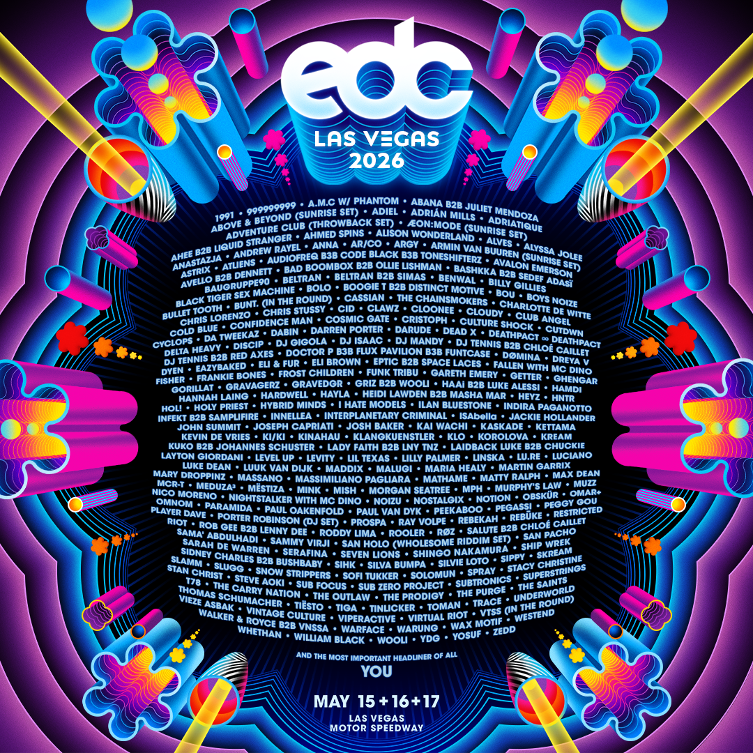 EDC Las Vegas 2026 - Full line up
