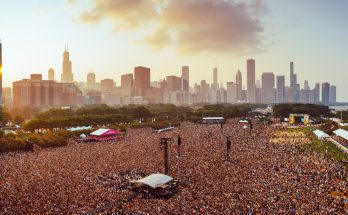 Lollapalooza 2025 Aerial