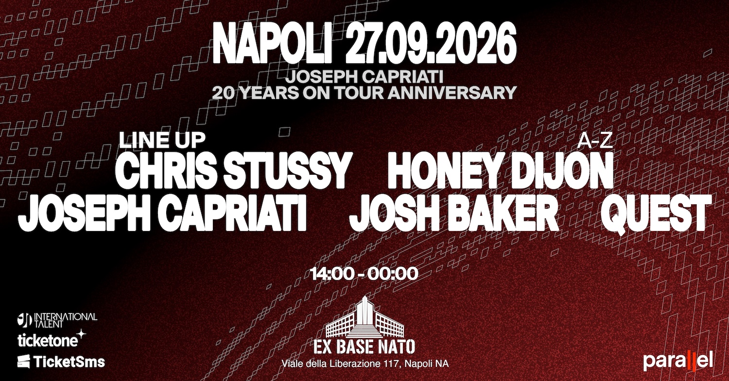 Joseph Capriati - 20 years on tour anniversary @ Ex Base Nato Napoli -