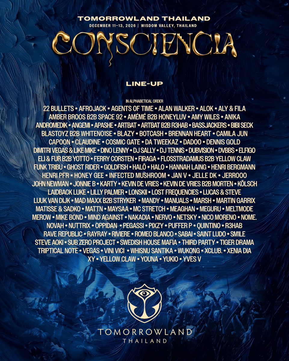 Tomorrowland Thailand 2026 Line-up