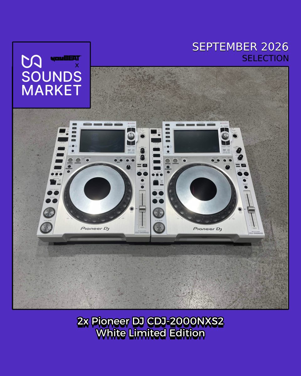 YouBeat x Sounds Market (September 2026) - 2 Pioneer CDJ2000NXS2 White Limited Edition