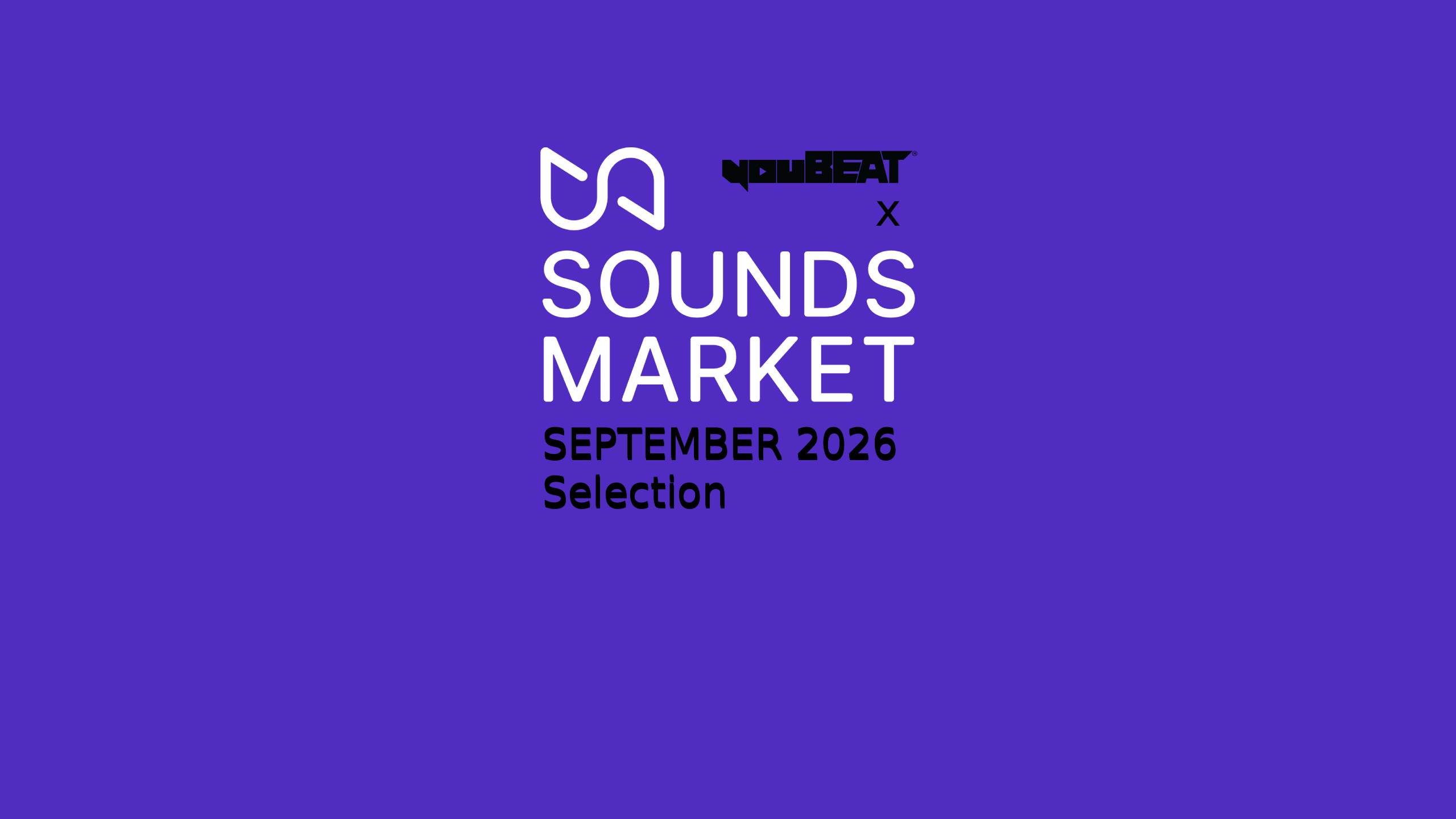 YouBeat selection x Sounds Market - September 2026