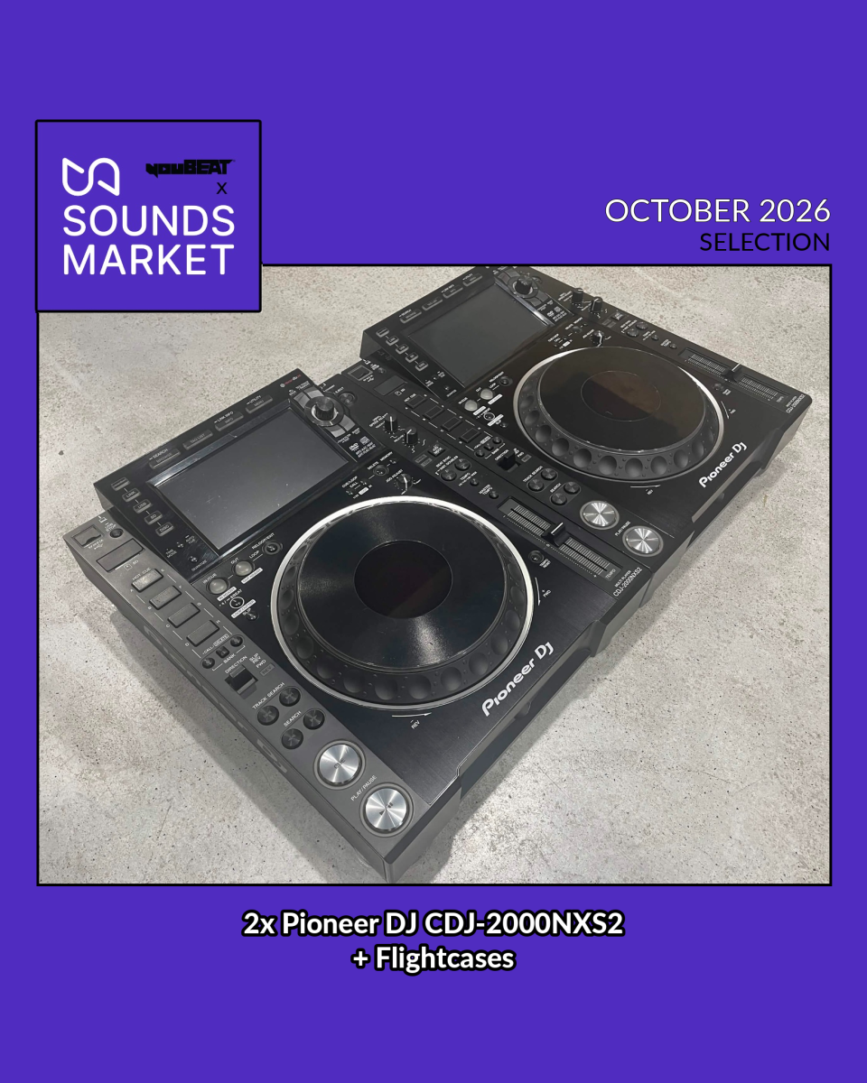 2x CDJ-2000NXS2 - Sounds Market - YouBeat Selection - October 2026