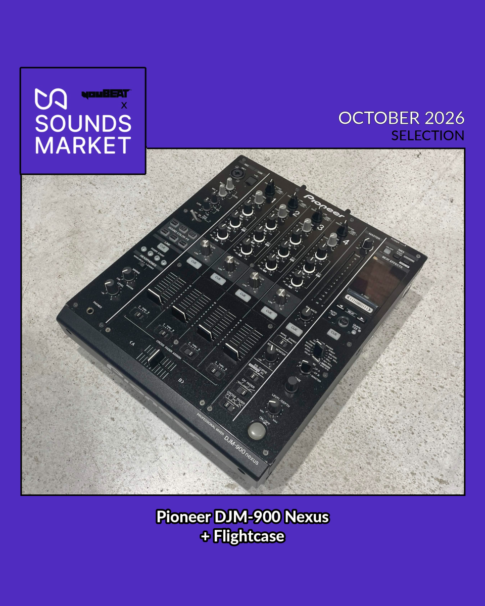 DJM-900 Nexus + Flightcase - Sounds Market YouBeat selection - October 2026