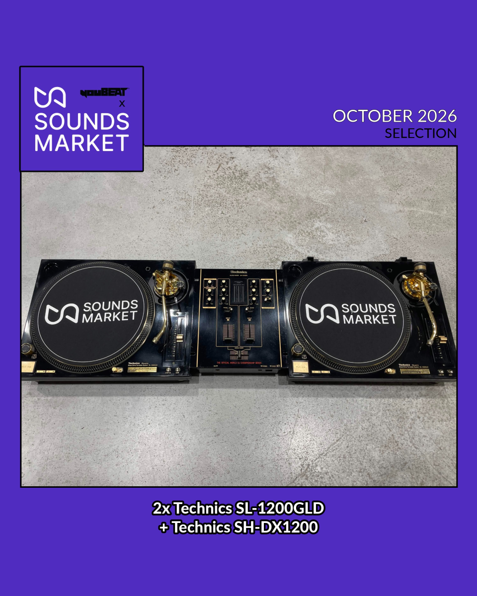 Technics SL-1200GLD + SH-DX1200 - Sounds Market YouBeat selection - October 2026